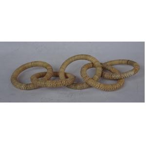 Vente chaude sculpté à la main bois noeud décoratif chaîne lien rotin bois chaîne ferme en bois artisanat maison décorative coulée de métal - Product Image 2