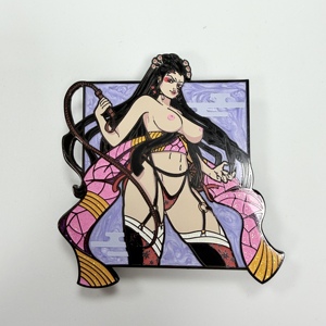 Buen Precio, Pin de Solapa de Esmalte Suave Personalizado con Logotipo, Estilo Anime, Recubierto de Epoxi, de Aleación de Zinc y Níquel Negro, Talla Única, para Eventos - Product Image 4