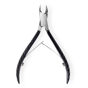 Anti-Slip Color Black Best Grip Cuticle Nipper Professional Stainless Steel Nail Trimmer Sharp Blade Manicure <b>Tool</b> - Product Image 1