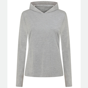 Sudadera Holgada Personalizada para Mujer, Manga Larga, Bolsillo Tipo Canguro, Color Sólido, Estilo Casual - Product Image 3
