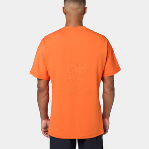 T-shirts amples en mélange de coton de haute qualité, doux et confortables, pour hommes, pour la gym, l'entraînement, coupe ample, streetwear - Product Image 4