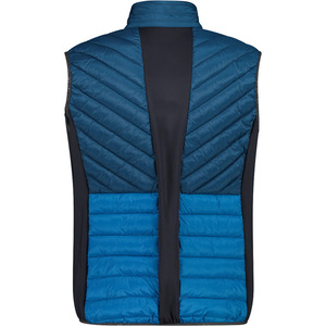 Chaleco de lana gruesa de color liso sin mangas con cremallera y logotipo frontal personalizado para hombre, ropa exterior acolchada de algodón. - Product Image 5