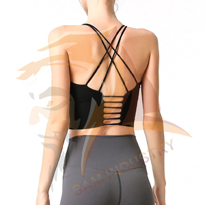 Ensemble de yoga haute performance sans couture pour femmes, taille élastique longue, soutien-gorge de sport élégant avec leggings, ensemble de yoga - Product Image 4