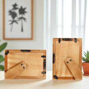 Handcrafted Resin Letterpress Printed <b>Photo</b> <b>Frame</b> Modern Minimalist Wall <b>Mount</b> Set of 2 for Home Decor - Product Image 3