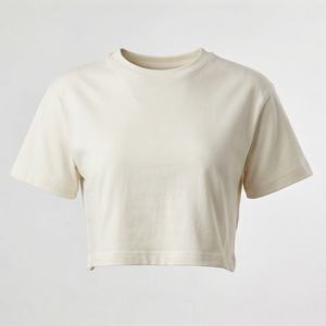 ราคาขายส่ง เสื้อครอปท็อปผ้าฝ้ายแบบยูนิเซ็กซ์ ดีไซน์ล่าสุด ปรับแต่งได้ คุณภาพสูง แห้งเร็ว ระบายอากาศดี เหมาะสำหรับฤดูใบไม้ผลิและฤดูร้อน - Product Image 1