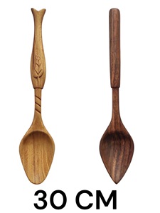 Cuillère à thé en bois de qualité supérieure, écologique, pour café, thé, sucre, outil de cuisine durable pour la cuisson - Product Image 4