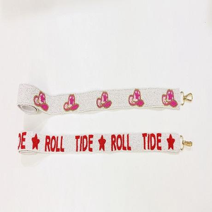 Sac bandoulière tendance et coloré avec lanières perlées, brodé à la main, pour équipes de football et événements universitaires - Product Image 1