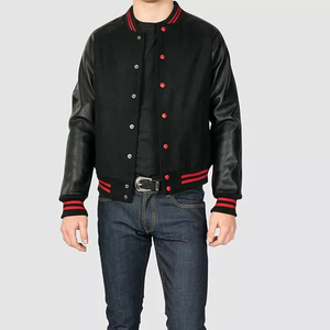 Customized Casual Men Streetwear Cool Varisty Men's Varsity <b>Jacket</b> University Bomber College <b>Jacket</b> for Men 2026 - Product Image 2
