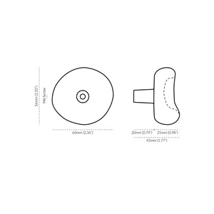 Pomo de Gabinete Minimalista de Bronce, Forma Novedosa, Tirador Duradero para Muebles, Cocina, Hotel, Almacenamiento, Armario, Moderno, Ecológico, Antioxidante - Product Image 4