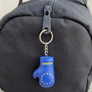 Llavero de Guante de Boxeo Mini Ligero con Bandera de la Unión Europea, Guantes de Boxeo con Bandera de la UE, Logotipo Personalizado, Material PU, Regalo para Gimnasio - Product Image 4