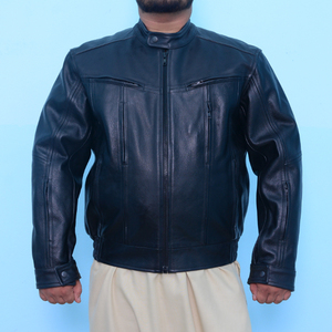 Chaqueta de Motociclista de Cuero para Exteriores, Mejor Material, Precio Razonable, Colores y Logotipo Personalizados, Chaqueta de Motociclista para Hombre - Product Image 1