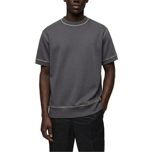 Meera Impex Men's High Quality Short Sleeves Cotton T-Shirts Customized Breathable Fabric Men's T-Shirts for Summer <b>Season</b> - Product Image 1