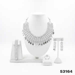 Collar de Hoja de Moda con Cadena de Cuerda Sólida de Latón Chapado en Oro y Circonita Natural, Certificado por Terceros, de MOLL JEWELLERS - Product Image 2