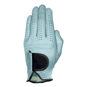 <b>Light</b> Blue Genuine Leather Golf Glove Breathable <b>Pull</b>-On Right Hand Unisex Sport Glove Non-Slip <b>Pull</b>-On Right Hand Unisex Sport - Product Image 1