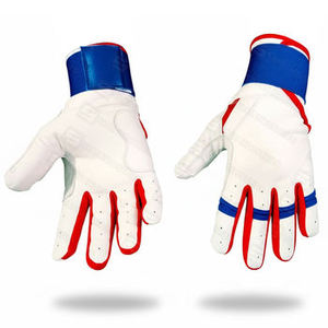 ถุงมือตีเบสบอลแบบมืออาชีพ น้ำหนักเบา คุณภาพพรีเมียม ผลิตจากผ้าสแปนเด็กซ์/โพลีเอสเตอร์ ใช้ได้ทั้งมือซ้ายและขวา พร้อมแถบเวลโคร - Product Image 4