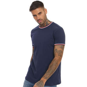 T-shirt streetwear personnalisé OEM pour homme, t-shirt boxy à étiquette privée pour homme, t-shirts en coton à imprimé graphique, t-shirts épais pour homme - Product Image 3