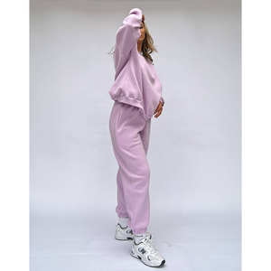 Pantalones Deportivos Unisex Personalizados Color Lila, Cintura Alta Elástica, 100% Algodón, Ligeros y Transpirables - Product Image 5