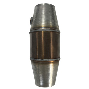 Hàn-on thép không gỉ phổ xúc tác chuyển đổi với O2 cảm biến tổ ong chất nền kim loại chất xúc tác cho xả phần động cơ - Product Image 2