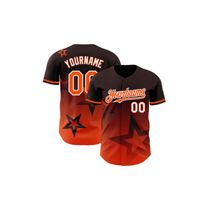 Nouveauté, maillot de baseball 100% polyester respirant, séchage rapide, doux et confortable, ensemble uniforme de softball, vêtements de sport sur mesure - Product Image 1