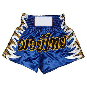 Pantalones Cortos de Muay Thai para Hombre, Diseño Personalizado con Logotipo, Corte Holgado, Impresión por Transferencia de Calor, Transpirables, 100% Ropa de Artes Marciales - Product Image 3