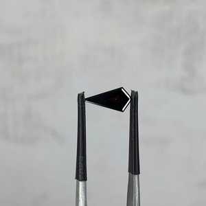 Diamant de laboratoire noir 0,55 CT, 9,61 x 4,81 mm, taille Kite, diamant de laboratoire cultivé, diamant de laboratoire de couleur fantaisie pour bague de fiançailles - Product Image 5