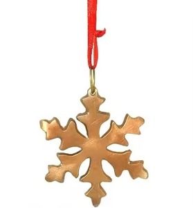 Aluminum Snowflake Hanging Ornament Modern Christmas <b>Tree</b> Decoration Laser <b>Cut</b> <b>Machine</b> Made Holiday Decor - Product Image 2
