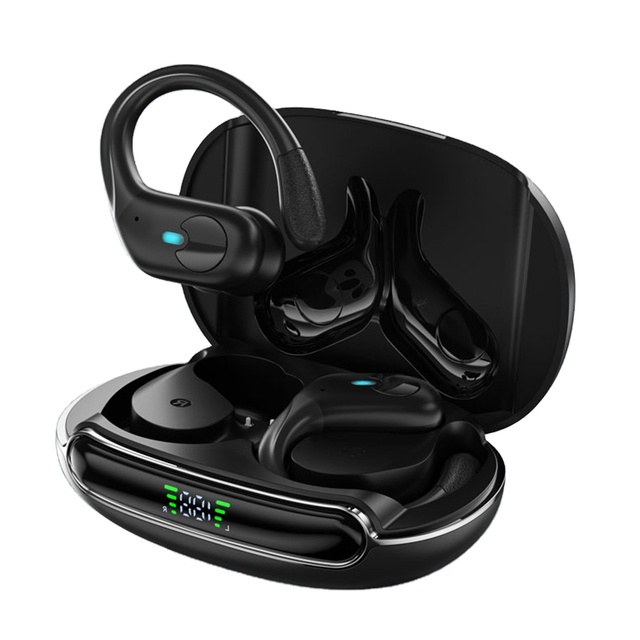 Hot Sales In-ear Tws Stereo Headphone 9D Hifi Stereo Headset Led Display Earhook Earphone Waterproof Sports Tws BX30 Earbuds