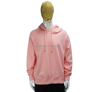 AG488T Vente en gros Pull à capuche lourd 100% coton Homme Logo brodé personnalisé 488Gsm Vente en gros de sweats à capuche en molleton français surdimensionnés - Product Image 2