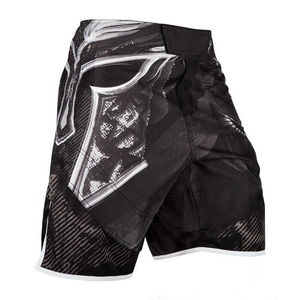 Shorts de course athlétiques écologiques pour hommes en tissu Oxford, légers, à taille mi-haute élastique, pour la gym et l'entraînement, imprimés par sublimation unie - Product Image 4