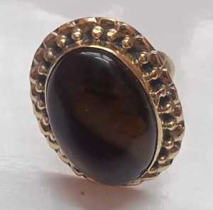 Nueva llegada ropa de fiesta de lujo para mujer de anillo de latón de La India con logotipo personalizado y color cristiano religioso de la Symbol-ER-180523M - Product Image 2