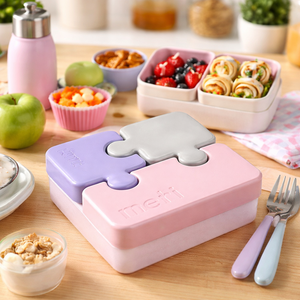 Kinder Kids <b>Lunch</b> <b>Box</b> for School, <b>Plastic</b> Lunchbox for Home & Kitchen Storage - Product Image 1