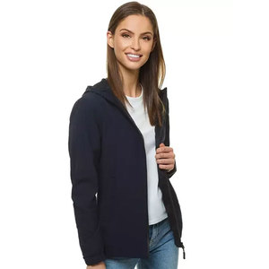 Factory Made Women's Winter Fleece Softshell <b>Jacket</b> Breathable Outdoor Zipper Closure Windproof Softshell <b>Jacket</b> - Product Image 5