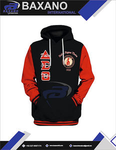 Delta |   Sigma |   Sudadera con Capucha de la Hermandad Theta DST, Diseño de Elefante Negro y Rojo con Letras Griegas 1913, Impresión Digital, Sudadera Unisex de Invierno - Product Image 5