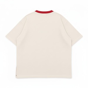 เสื้อยืดคอกลมแขนสั้นลำลองผู้ชาย ผ้าฝ้าย 100% ทรงโอเวอร์ไซส์ ลายพิมพ์วาดมือ ระบายอากาศได้ดี เป็นมิตรกับสิ่งแวดล้อม แห้งเร็ว - Product Image 3