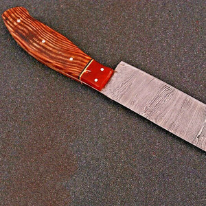 Damascus Steel Chef <b>Knife</b> with Ergonomic Grip for Vegetable Meat Fruit <b>Bread</b> and General Kitchen Preparation - Product Image 3