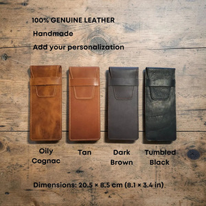 Porte-cigares en cuir de luxe avec coupe-cigares intégré, organiseur élégant pour les voyages, les réunions d'affaires et les cigares, à vendre - Product Image 2