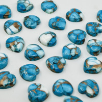 Pierres précieuses en vrac de qualité supérieure AAA+ en coton naturel rose bonbon, forme cœur, cabochons polis, taille personnalisée, fabrication de bijoux