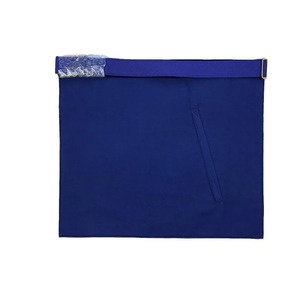 Écusson rectangulaire personnalisé en tissu vert tissé, à coudre, couleur unie, style simple pour vêtements - Product Image 6