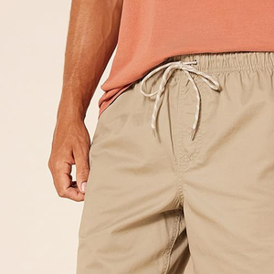 Shorts de sport pour homme, style vintage, été, mode, tissu en toile respirant, spandex/polyester, uni - Product Image 2