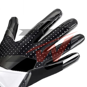 Lightweight Durable American Football Receivers Gloves <b>Sticky</b> Grip Silicone Youth Football Receiver Gloves for Kids Training - Product Image 5