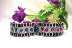 Pulsera Ajustable Ovalada de Plata de Lujo con Diamantes, Diseño Islámico Sameer, para Niños y Hombres, Regalo de Compromiso o Aniversario - Product Image 6