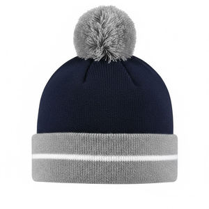 Gorros de punto personalizados al por mayor con logo bordado, gorros cálidos de invierno para hombre, gorros de punto jacquard para todo tipo de clima - Product Image 4