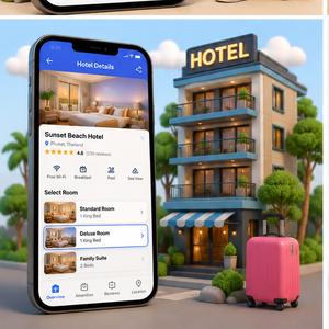 Desarrollo de Reservas de Hoteles Turísticos, Planificación de Viajes, Gestión de Reservas, Análisis, Compatible con Android y MAC OS, Internet, Móvil, Web - Product Image 4
