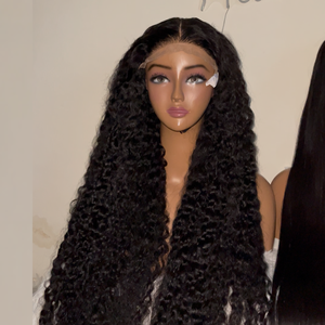 Peluca de Cabello Humano Vietnamita Largo, Sedoso y de Aspecto Natural, Modelo A470 de Alpha Hair, Grado 12A, Remy, con Frente de Encaje, Sin Procesar, 100g, Hecha a Máquina - Product Image 1