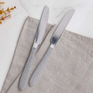 Stainless Steel <b>Steak</b> <b>Knives</b> Set High Mirror Polish Dishwasher Safe Minimalist Design for Wedding Flatware - Product Image 1