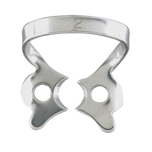 Pinza de dique de goma dental para premolares, herramienta de aislamiento de acero inoxidable de grado quirúrgico para odontología endodóntica y restauradora - Product Image 1