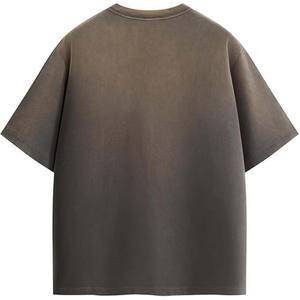 Camisetas de Hombre de Talla Grande con Estampado Oversize, Lavado, Tejido Pesado, Estilo Vintage, Teñido Liso, Personalizables con Color y Logotipo - Product Image 2