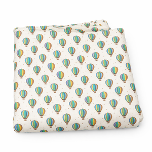 Popelina Peinada de Algodón Puro Estampada Le Souvenirs, Orgánica, Ecológica, Absorbente de Humedad, Transpirable y Ligera - Product Image 1