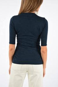 Camiseta Lisa Barata para Mujer, Camiseta Lisa de Manga Corta, Hermosa Camiseta Informal para Chicas, Cuello Redondo, Suave para el Trabajo - Product Image 1