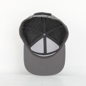 OARH INT INDUSTRY 2026 Gorra Snapback Exclusiva Unisex Negra de 5 Paneles con Visera Plana, Parche Bordado y Agujeros Cortados con Láser, Sombrero de Moda Personalizado - Product Image 3